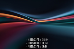 Colorful Abstract Background With Flowing Lines and Curves Product Image 1