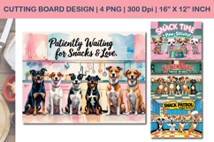 Dogs Kitchen Cutting Board Design, Funny Dog Cutting Board Product Image 1