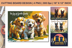 Dogs Kitchen Cutting Board Design, Funny Dog Cutting Board Product Image 1