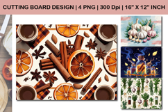 Spice Kitchen Cutting Board Design, garlic kitchen Product Image 1