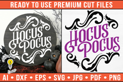Hocus Pocus | Halloween Round Sign Product Image 1