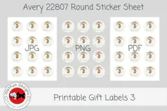 Christmas Printable Gift Labels 3 Product Image 1