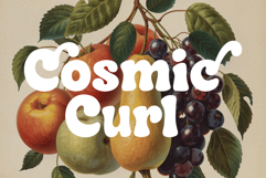Cosmic Curl Font Product Image 1