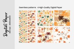 Floral Digital Paper Seamless Patterns Product Image 2