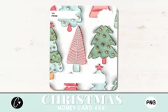 3D Inflated Christmas Money Card PNG | Christmas Printable Product Image 2