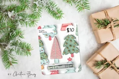 3D Inflated Christmas Money Card PNG | Christmas Printable Product Image 3