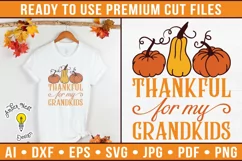 Thankful for my grandkids | Thanksgiving SVG Product Image 1