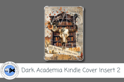 Dark Academia Kindle Cover Insert | Skull Gothic Aesthetic Product Image 1