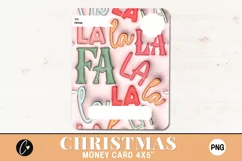 3D Inflated Christmas Money Card PNG | Christmas Printable Product Image 2
