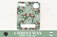 3D Inflated Christmas Money Card PNG | Christmas Printable Product Image 2