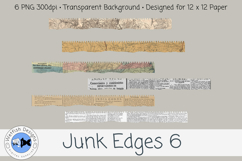 Junk Journal PNG Edges 6 Product Image 1