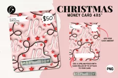3D Inflated Christmas Money Card PNG | Christmas Printable Product Image 1