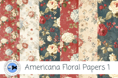 Americana Floral Papers 1 Product Image 1