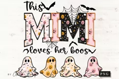This Mimi Loves Her Boos PNG | Halloween PNG Product Image 2