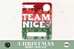 3D Inflated Christmas Money Card PNG | Christmas Printable Product Image 2