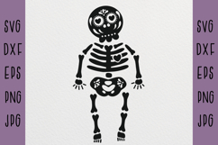 Day of the dead svg, Skeleton heart svg, Funny halloween Product Image 1