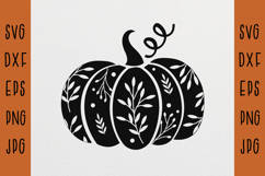 Pumpkin Clipart, Pumpkin cut file, Autumn Svg, Thanksgiving Product Image 1
