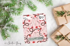 3D Inflated Christmas Money Card PNG | Christmas Printable Product Image 3