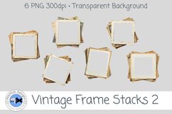 PNG Vintage Frame Stacks 2 Product Image 1