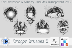 Photoshop Dragon Brushes 5 Product Image 1