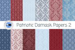 Patriotic Damask Papers 2 Product Image 1