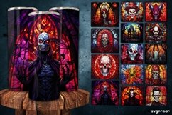 Halloween Monsters Tumbler Wrap Bundle | 20 Oz | Sublimation Product Image 1