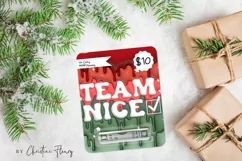 3D Inflated Christmas Money Card PNG | Christmas Printable Product Image 3