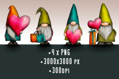 Hand Drawn Cute Gnomes Isolated Product Image 1