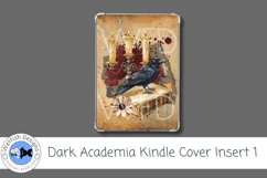 Dark Academia Kindle Cover Insert | Raven Gothic Aesthetic Product Image 1