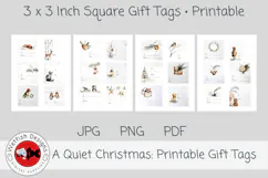 A Quiet Christmas Printabe Gift Tags 2 Product Image 1