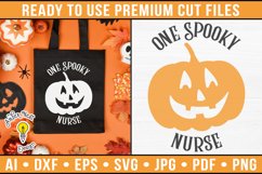 One spooky nurse | Nurse Halloween SVG Product Image 1