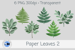 PNG Paper Leaves 2 Product Image 1