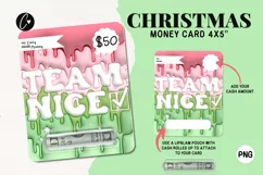 3D Inflated Christmas Money Card PNG | Christmas Printable Product Image 1