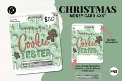 3D Inflated Christmas Money Card PNG | Christmas Printable Product Image 1