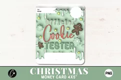 3D Inflated Christmas Money Card PNG | Christmas Printable Product Image 2