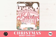3D Inflated Christmas Money Card PNG | Christmas Printable Product Image 2