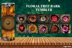 Flower Bark Tumbler Wraps Bundle | 20 Oz | Sublimation Product Image 1