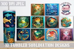 3D Tumbler Wrap BUNDLE vol 2 Paper cut 90 Designs 20 OZ Product Image 4