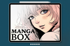 30 Manga Brushes For Procreate Product Image 1