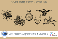 Dark Academia Stamps and Brushes 3 Product Image 1