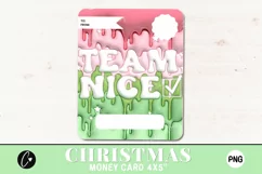 3D Inflated Christmas Money Card PNG | Christmas Printable Product Image 2