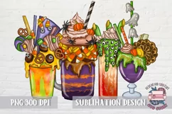 Halloween Sublimation Coffee and cocktails png Latte Product Image 1