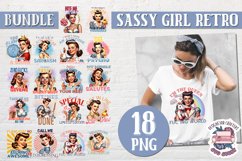 Sarcastic Sassy Girl Quote Bundle Sublimation Design of 18 Product Image 1