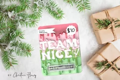 3D Inflated Christmas Money Card PNG | Christmas Printable Product Image 3