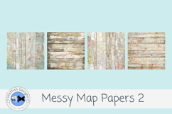 Messy Map Papers 2 Product Image 1