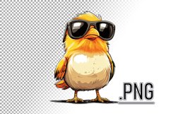 Sunglass Bird Art Print Product Image 1