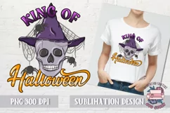 Halloween Sublimation design King of Halloween PNG Product Image 1