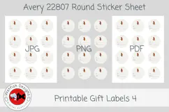 Christmas Printable Gift Labels 4 Product Image 1