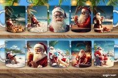 Christmas in July Mug Wraps | 11 oz | Sublimation Product Image 1