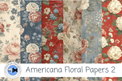 Americana Floral Papers 2 Product Image 1